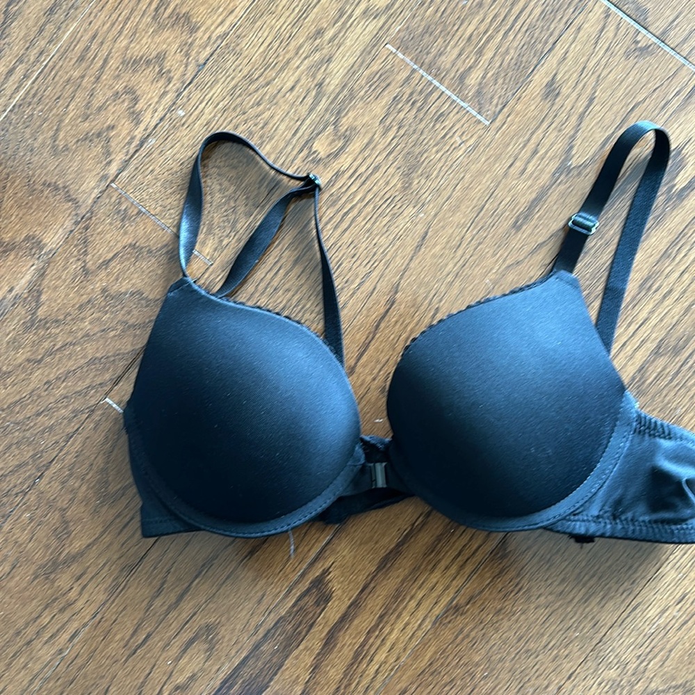 Jessica Simpson Push-up Front Closure Bra with Decorative Back- Size34B